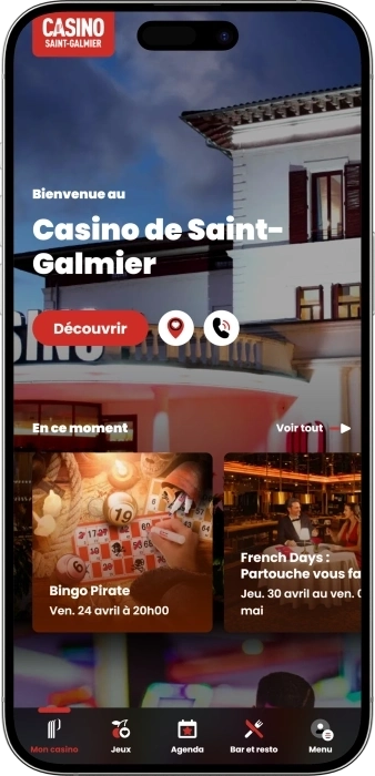 Application Casino de Saint Galmier
